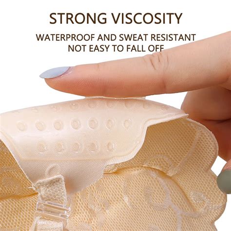 A D Cup Invisible Nude Bra Push Up Chest Paste Sexy Breast Pasty Invisible Silicone Chest