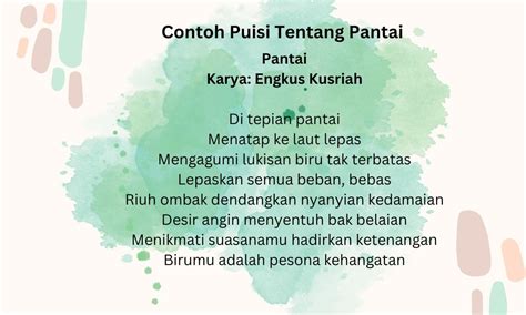 25 Contoh Puisi Tentang Pantai Yang Menggambarkan Keindahan