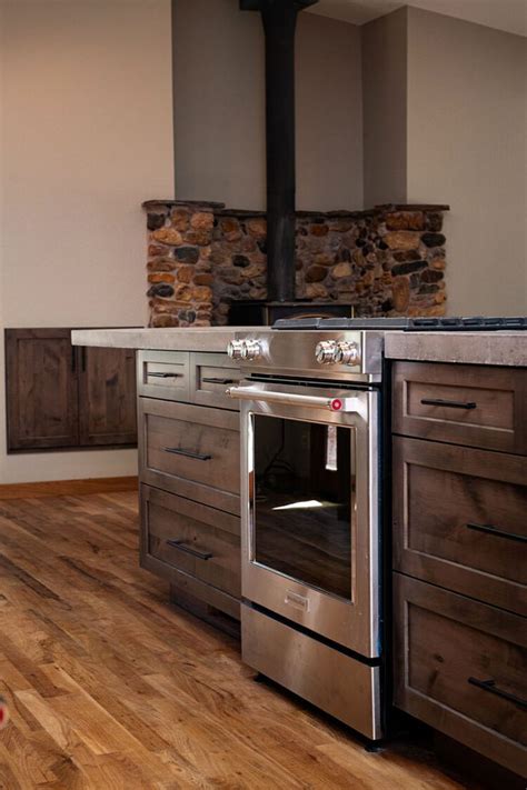 Nevada City Knotty Alder Modern Mountain Cabinetry Loomis Ca