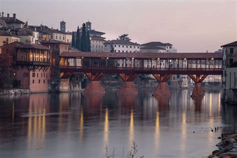 Ponte Vecchio Or Ponte Degli Alpini Bassano Del Grappa Italy