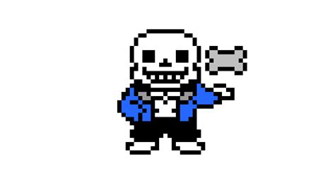 Sans Undertale Sprite Pixel Art Maker Images