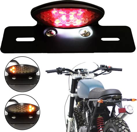 Jmtbno Motorrad Led R Cklicht Mit Blinker Bremslicht Hinten