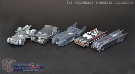 Koolwheelz Batmobile Paper Models By Dave Winfield Dave S Card