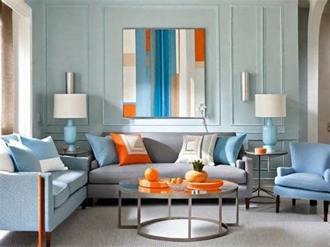 Blue and Orange Living Room Decor Ideas and Inspiration