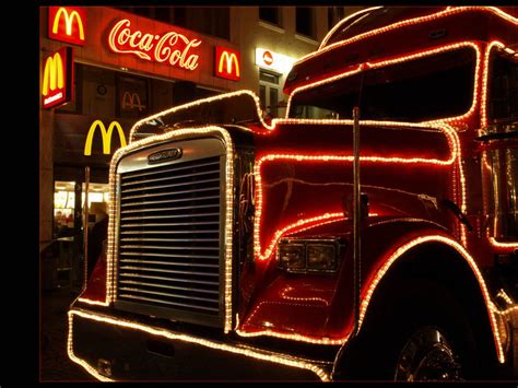 Coca Cola Trucks On The Way Foto And Bild Autos And Zweiräder