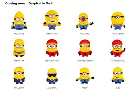 MCDONALD S HAPPY MEAL Toys AU 2024 NEW MINIONS Despicable Me 4 Pick