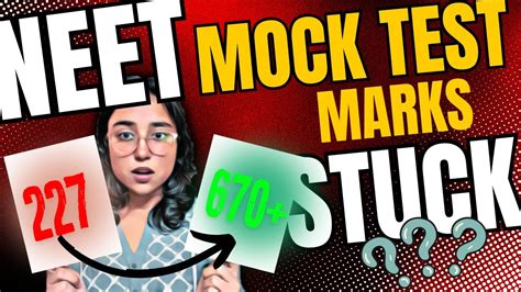 How To Increase Neet Mock Test Marks Youtube