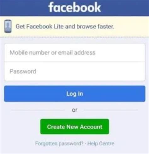 Logo New Facebook Facebook Lite Login Account Malayaran