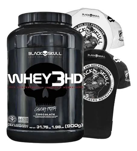 Whey Hd G Black Skull Whey Isolado Wpc Hidrolis