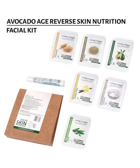 Cosmetofood Professional Avocado Age Reverse Skin Nutrition Facial Kit