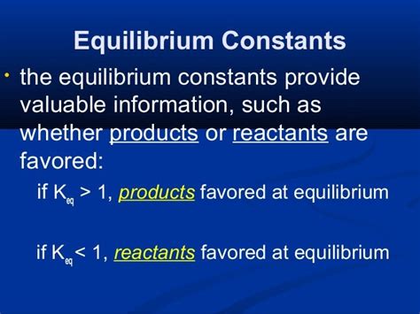 Reaction Rates And Equilibrium