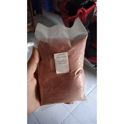 Jual Pupuk KCL MOP Daun Sawit Repacked Kemasan 500 Gram Indonesia