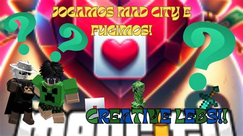 FUGIMOS DA PRISÃO DO MAD CITY NO ROBLOX CREATIVE LEBS YouTube