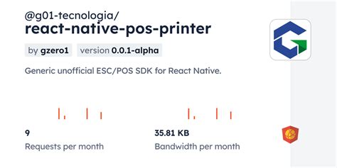 G Tecnologia React Native Pos Printer Cdn By Jsdelivr A Cdn For