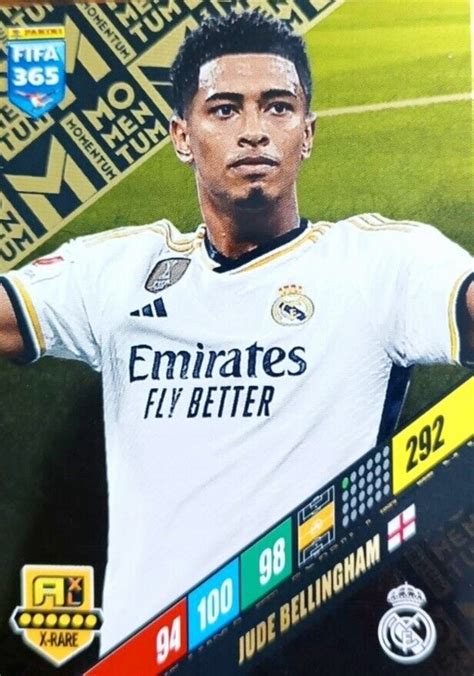 Panini Adrenalyn XL FIFA 365 2024 MOMENTUM JUDE BELLINGHAM REAL EBay