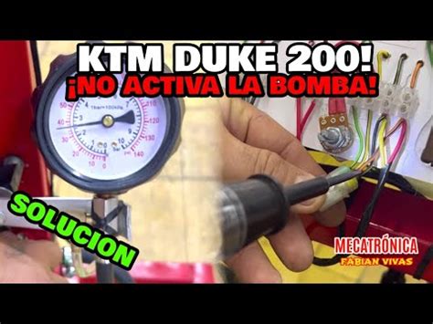 KTM Duke 200 No PRENDE No Activa La Bomba De Gasolina Aquí