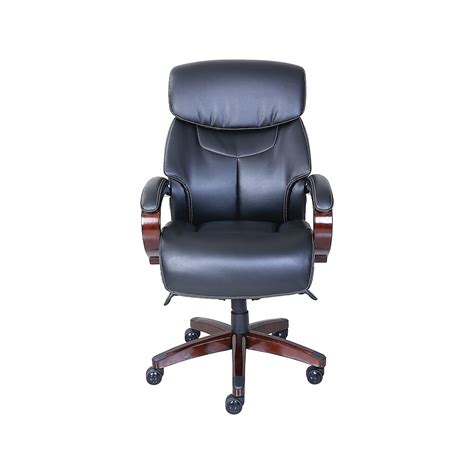 La Z Boy Bradley Bonded Leather Executive Chair Black 46089 Cc Best Deals And Price History