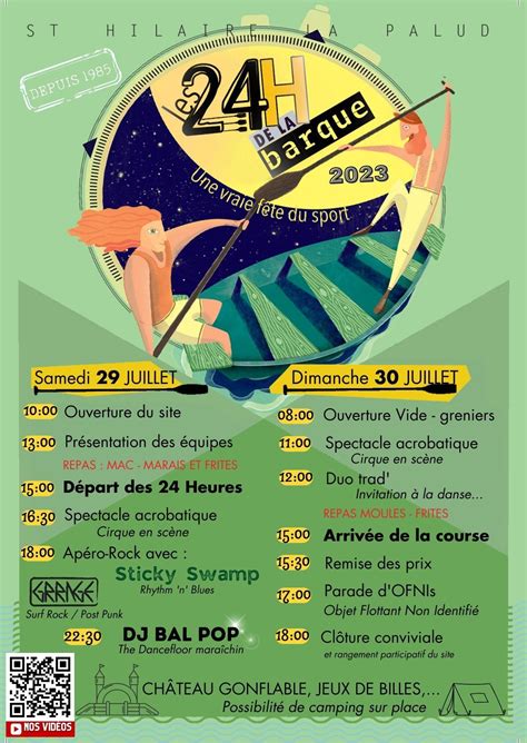 Près de Niort : Les 24 Heures de la Barque #2023 – Sortir à Niort