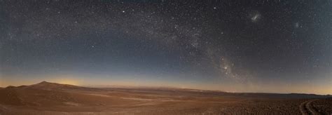 Desert Mountains Panoramic Night Royalty-Free Images, Stock Photos ...