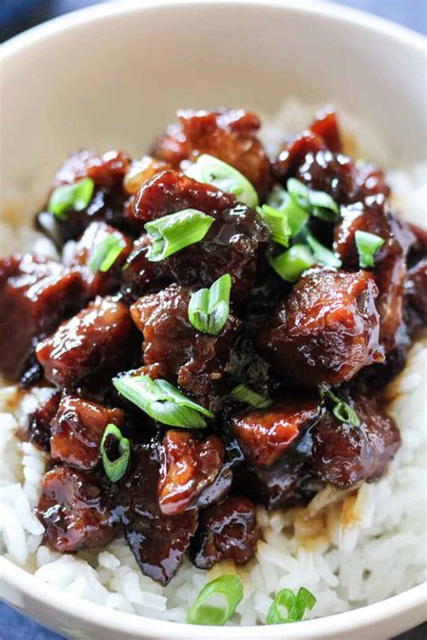 Sweet Caramelized Pork With Rice Berryandmaple