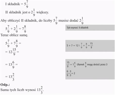Odejmowanie Ułamków Zwykłych Na Poziomie Ucznia Klasy 4