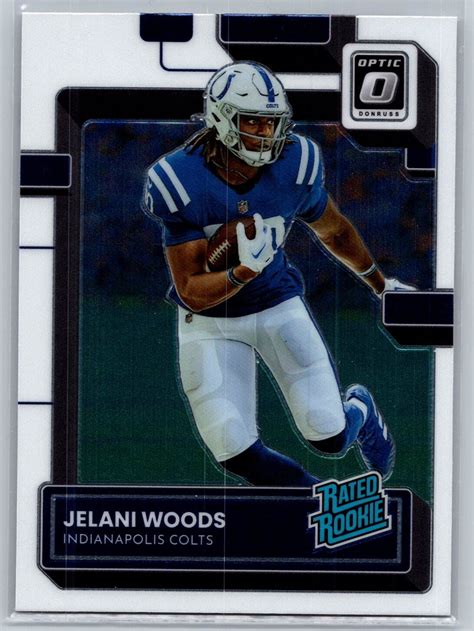 2022 Donruss Optic Jelani Woods 287 Indianapolis Colts Rookie EBay