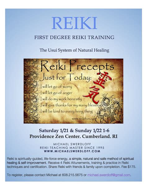 Reiki Flyer Reiki Training Reiki Reiki Classes