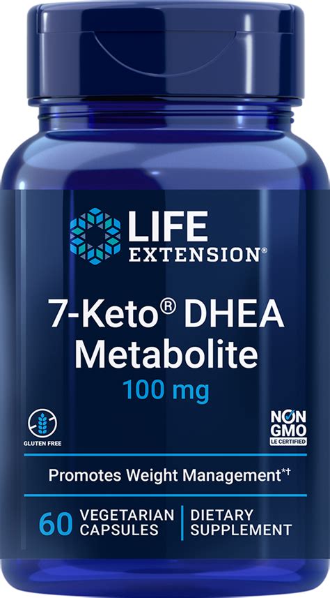 7 Keto Dhea 100 Mg 60 Capsules Life Extension