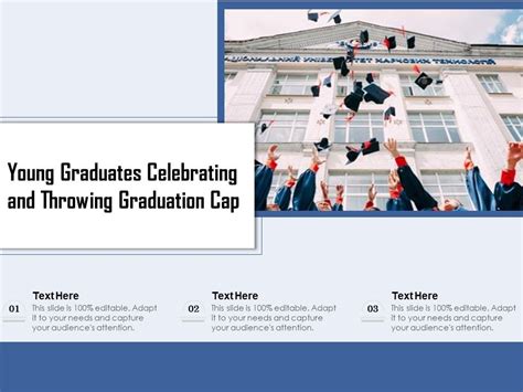 Young Graduates Celebrating And Throwing Graduation Cap Ppt PowerPoint ...