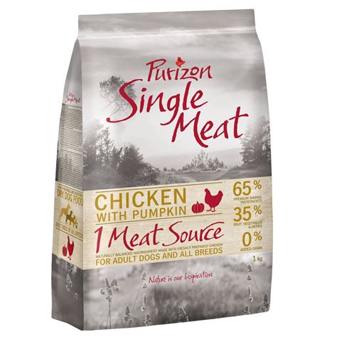 4kg Purizon Single Meat Adult poulet potiron sans céréales