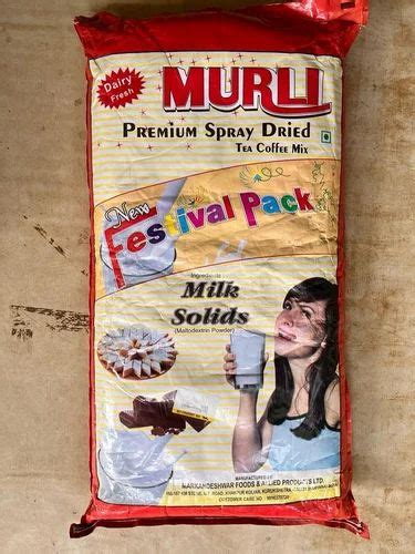 White Murli Premium Spray Dried Tea Coffee Milk Powder Bag Packaging