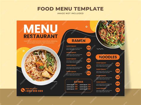 Ramen Menu Template