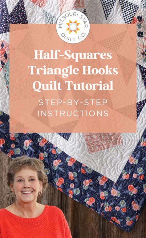 How To Make Half Square Triangle Hooks Quilt Quilting Tutorials Missouri  Quilt Tutorials