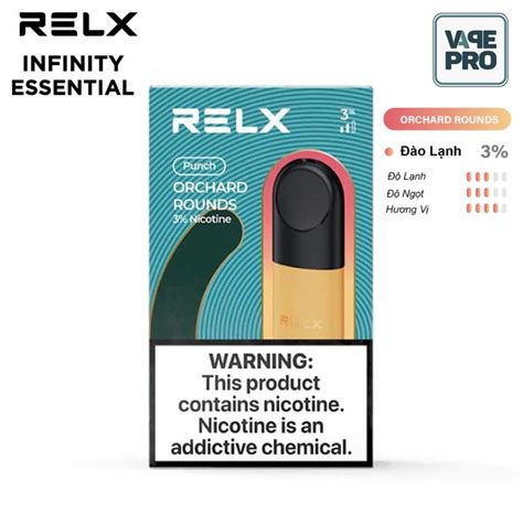 ORCHARD ROUNDS Đào lạnh RELX POD For RELX Infinity RELX Essentia