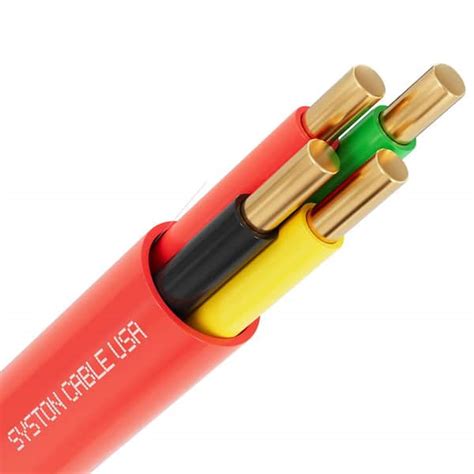 Syston Cable Technology 500 Ft 16 4 Red FPLR Riser Rated Unshielded