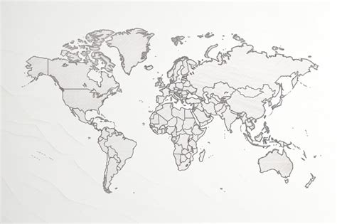 How To Draw A World Map Yonderoo