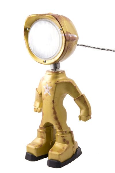 Cool Robot Lamp Lampster Army Gold Lampster