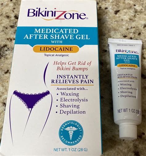 Bikini Zone Medicated After Shave Gel With For Bikini Bumps 1 Oz New 18515016089 Ebay