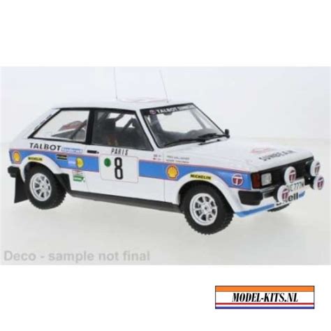 IXO Models 1 18 1981 Talbot Sunbeam Lotus No8 Rally Monte Carlo