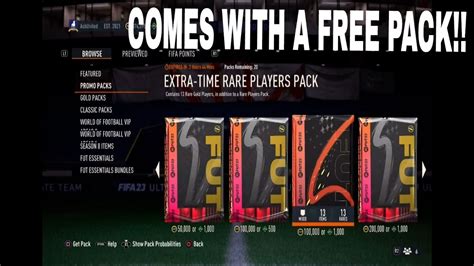 This Is What You Get In The Extra Time Rare Players Pack Fifa