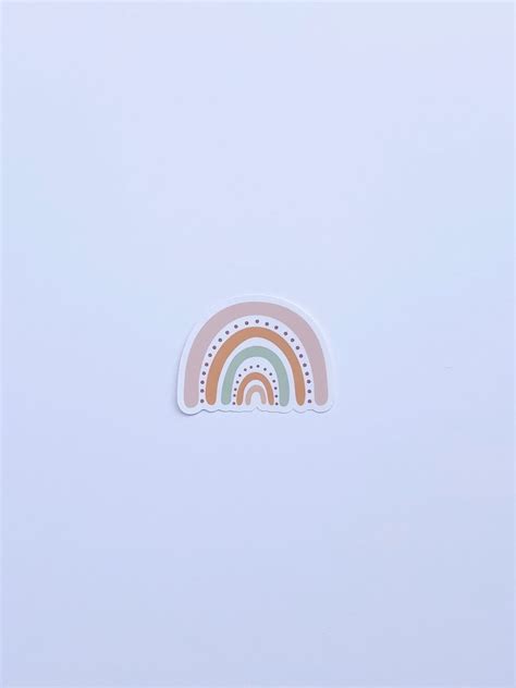 Boho Rainbow Sticker Stickers for Laptop - Etsy