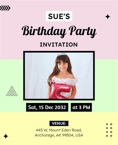 20+ Creative Birthday Invitation Ideas and Examples