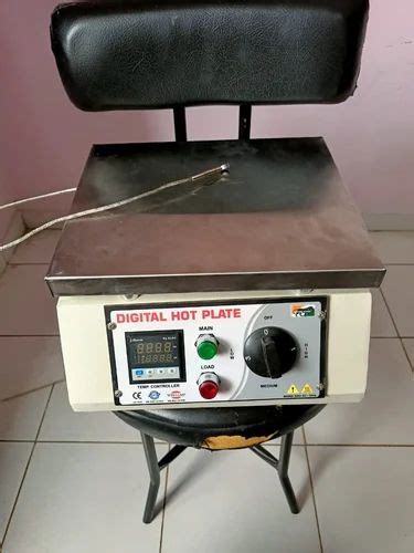 Stainless Steel Size Diameter 9 Inch SS Digital Laboratory Hot Plates Dimension 12 X 13 X 14