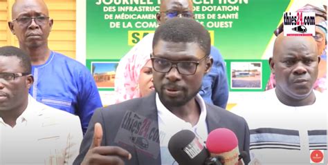 Révélation De Mamadou Djitté Maire Thiès Ouest Sur La Visite Du