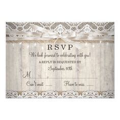 8 Wedding RVSP cards ideas | wedding invitations, wedding, rsvp wedding ...