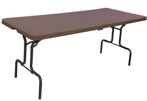 Rectangular Supreme Sharp Globus Brown Folding Table For Home At Best