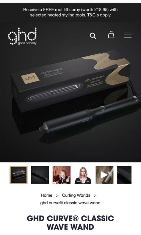 Ghd Curve Classic Wave Wand Beauty Personal Care Hair On Carousell