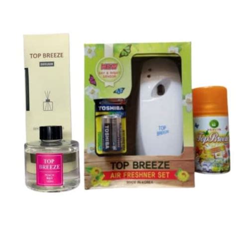 Top Breeze Automatic Air Freshener Machine With Refill 100ml And