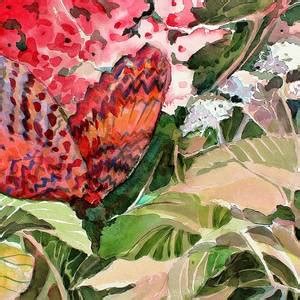 The Butterfly Painting By Mindy Newman Fine Art America