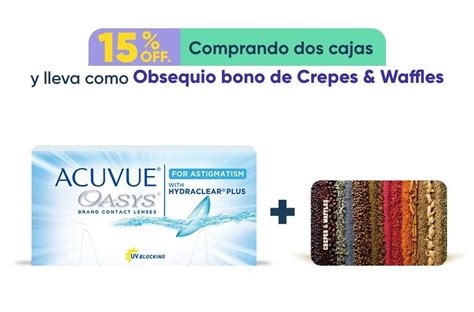 Pack 2 Cajas Acuvue Oasys Para Astigmatismo Con HydraClear Plus 15